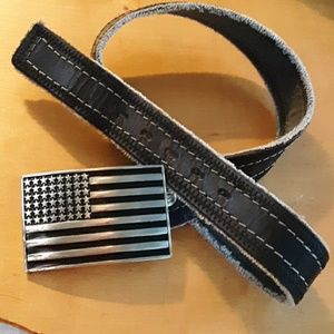 Silver Star Brand Flag Belt